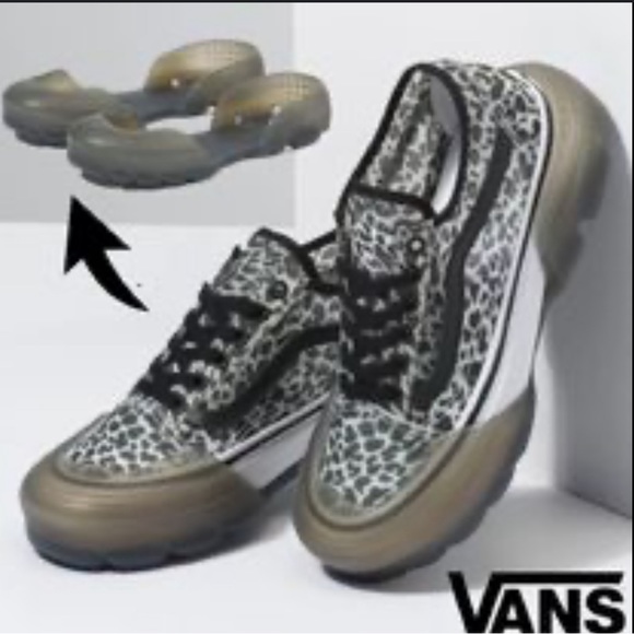 Vans Old Skool leopard-print sneakers swap it Modular sheer upper material - Picture 4 of 7